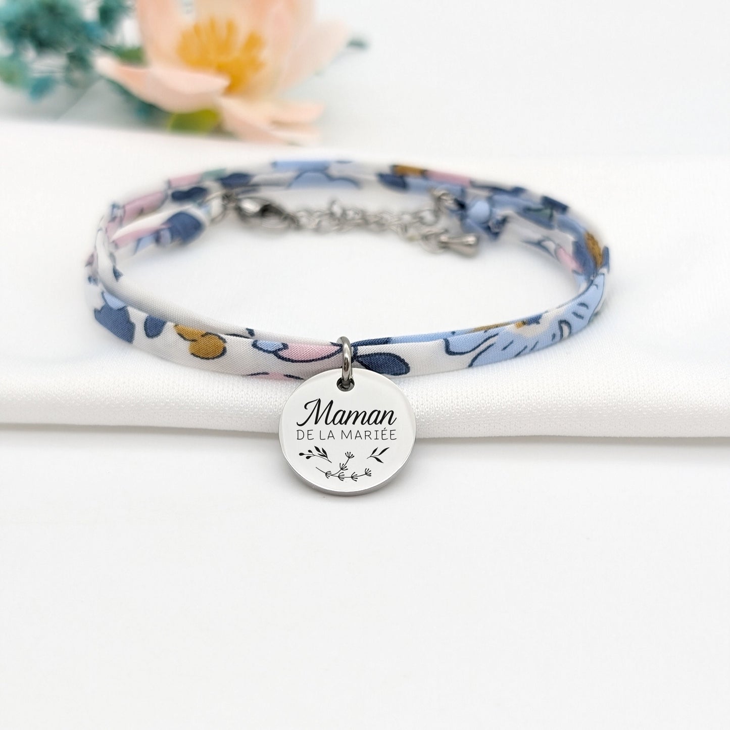Bracelet demoiselle d'honneur personnalisé, Cadeau Maman de la Mariée, Cadeau témoin, EVJF, Cadeau sœur de la mariée, cadeau invitée mariage