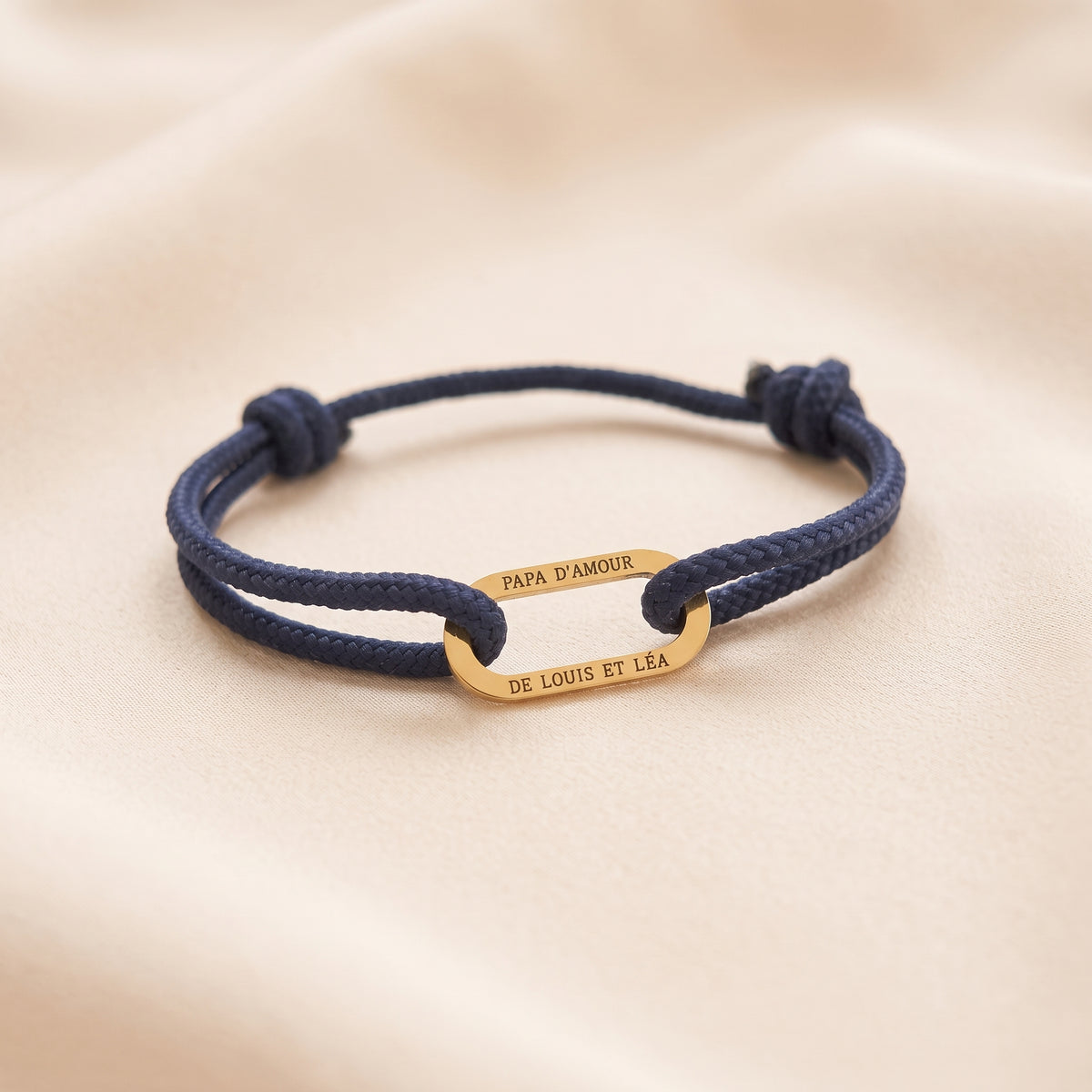 Bracelet Homme Personnalisé Paracorde & Médaille Acier Gravée