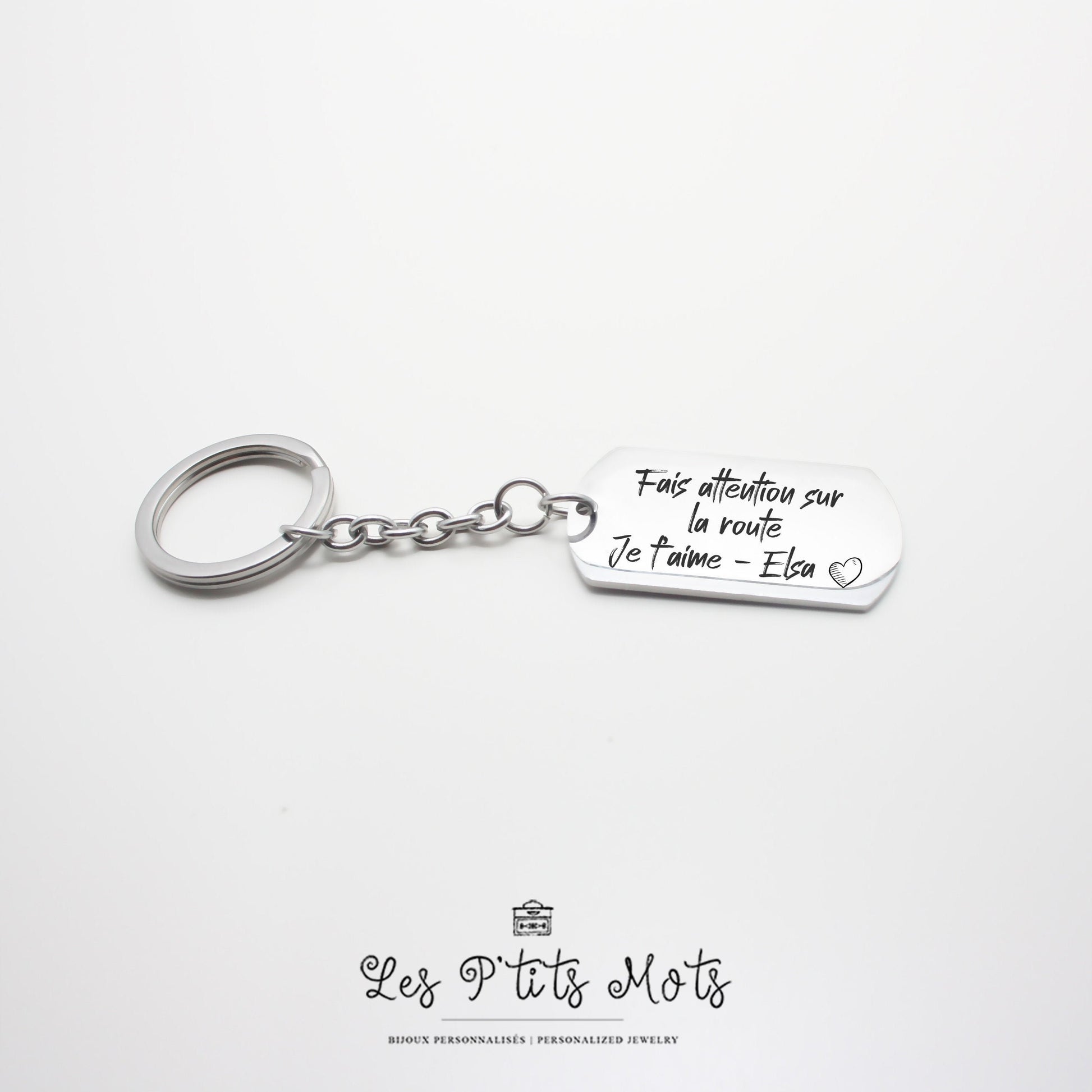 Porte-clés personnalisé • Cadeau fête des Pères, Fête des mères, Cadeau permis, Cadeau Concours, Cadeau motard, Cadeau témoin mariage