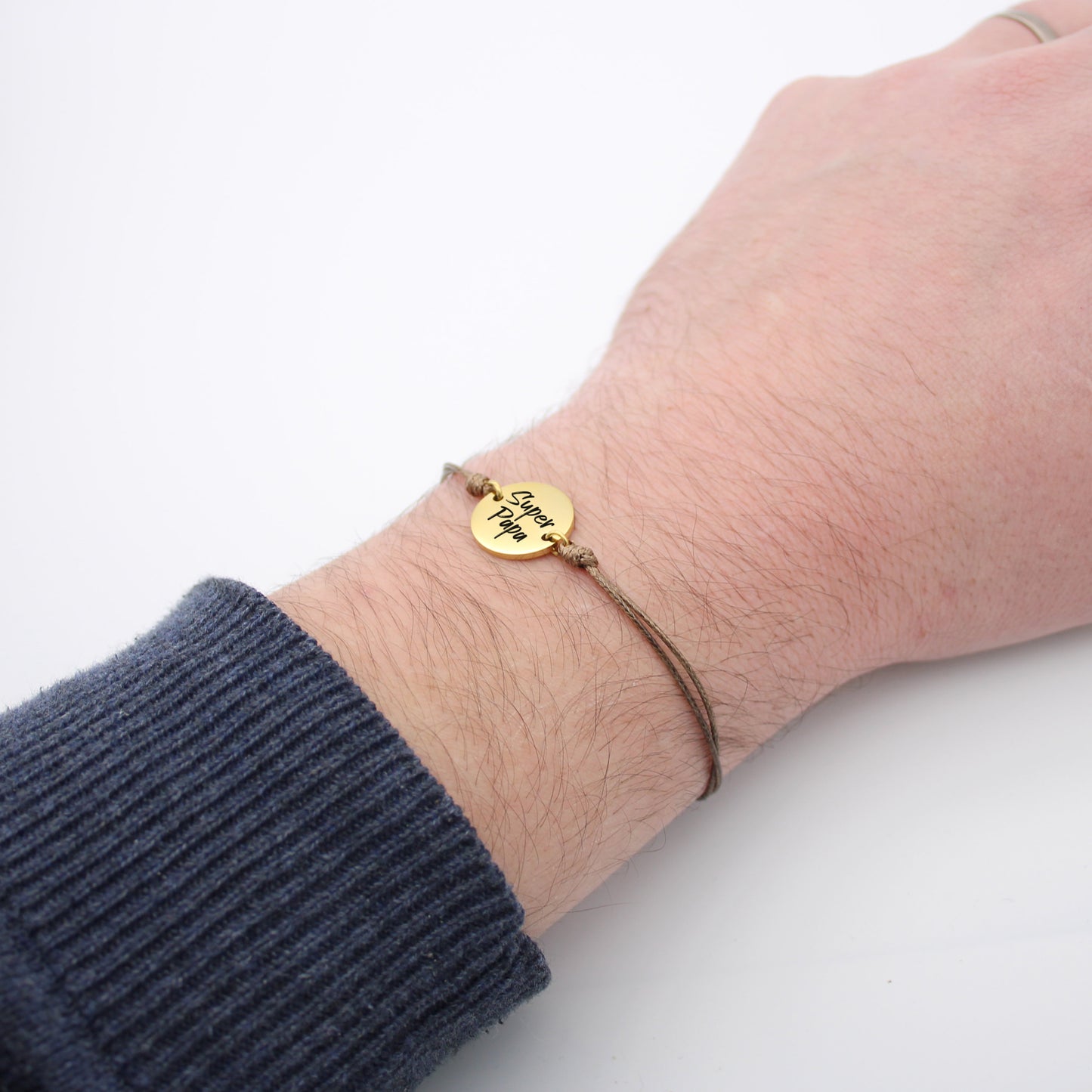 Bracelet homme personnalisable - Cadeau saint valentin homme, Cadeau fête des pères, Bracelet homme, Cadeau témoin