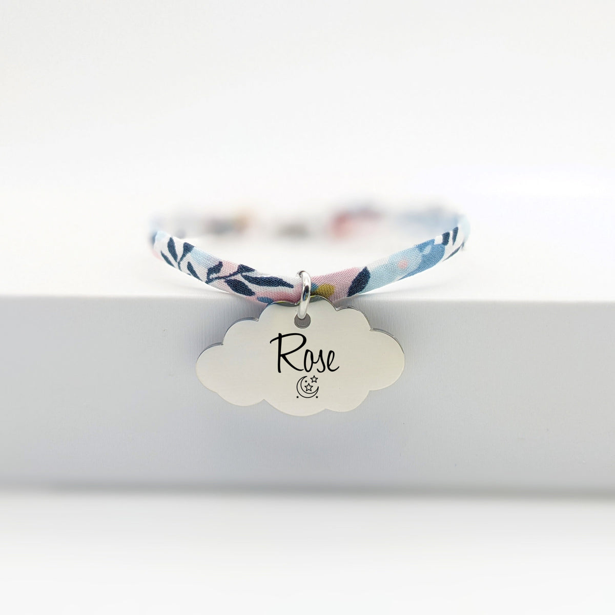 Bracelet en Argent 925 pour Fille avec Plaque Personnalisable avec Bracelet en Argent 925 pour Fille avec Plaque Personnalisable avec