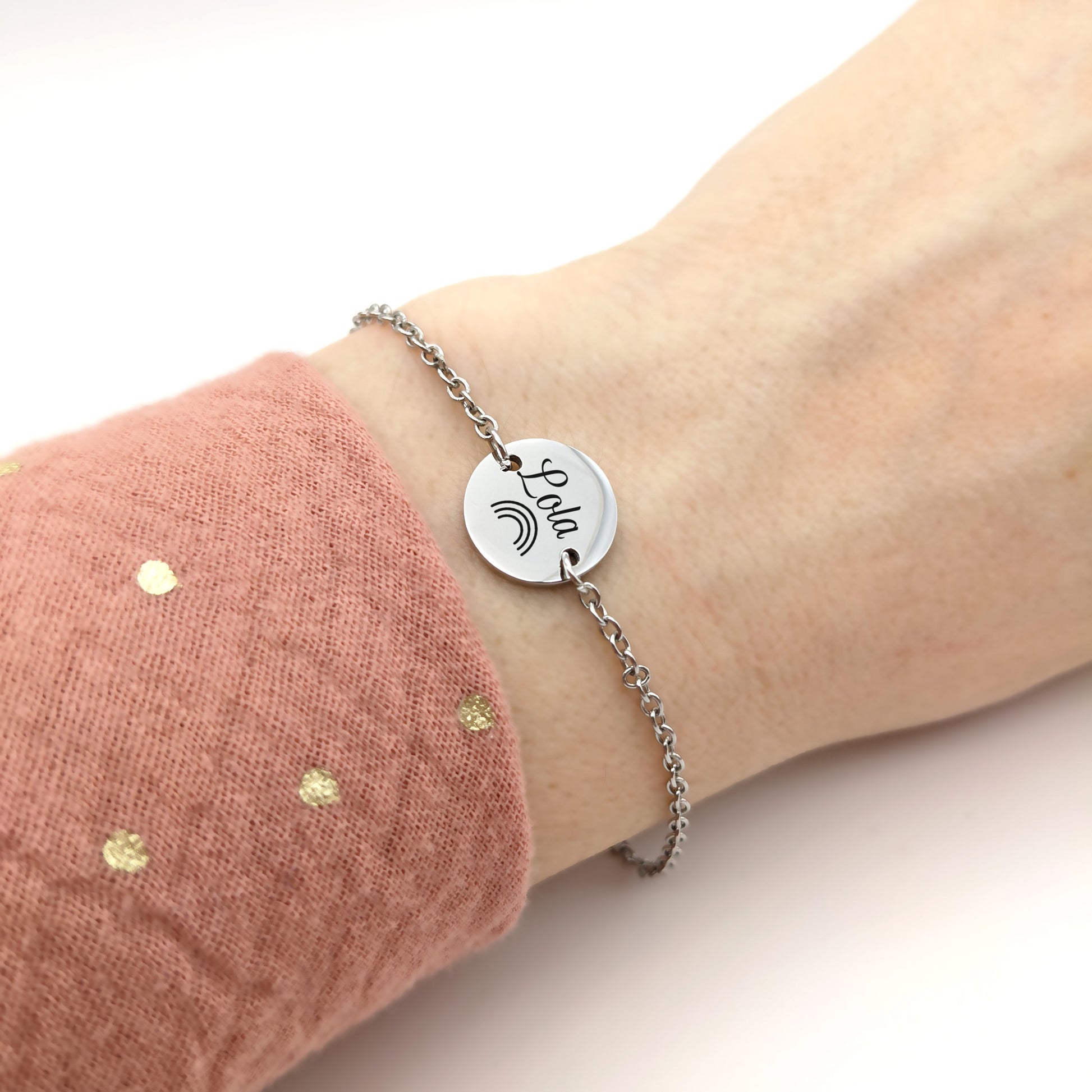 Bracelet prénom à personnaliser, Cadeau Maman, Marraine, Cadeau Merci Nounou, Cadeau naissance, Cadeau fête des mères, Cadeau EVJF
