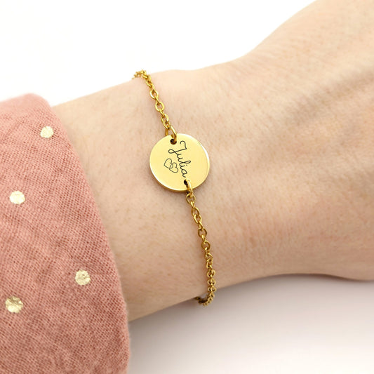 Bracelet prénom à personnaliser, Cadeau Maman, Marraine, Cadeau Merci Nounou, Cadeau naissance, Cadeau fête des mères, Cadeau EVJF
