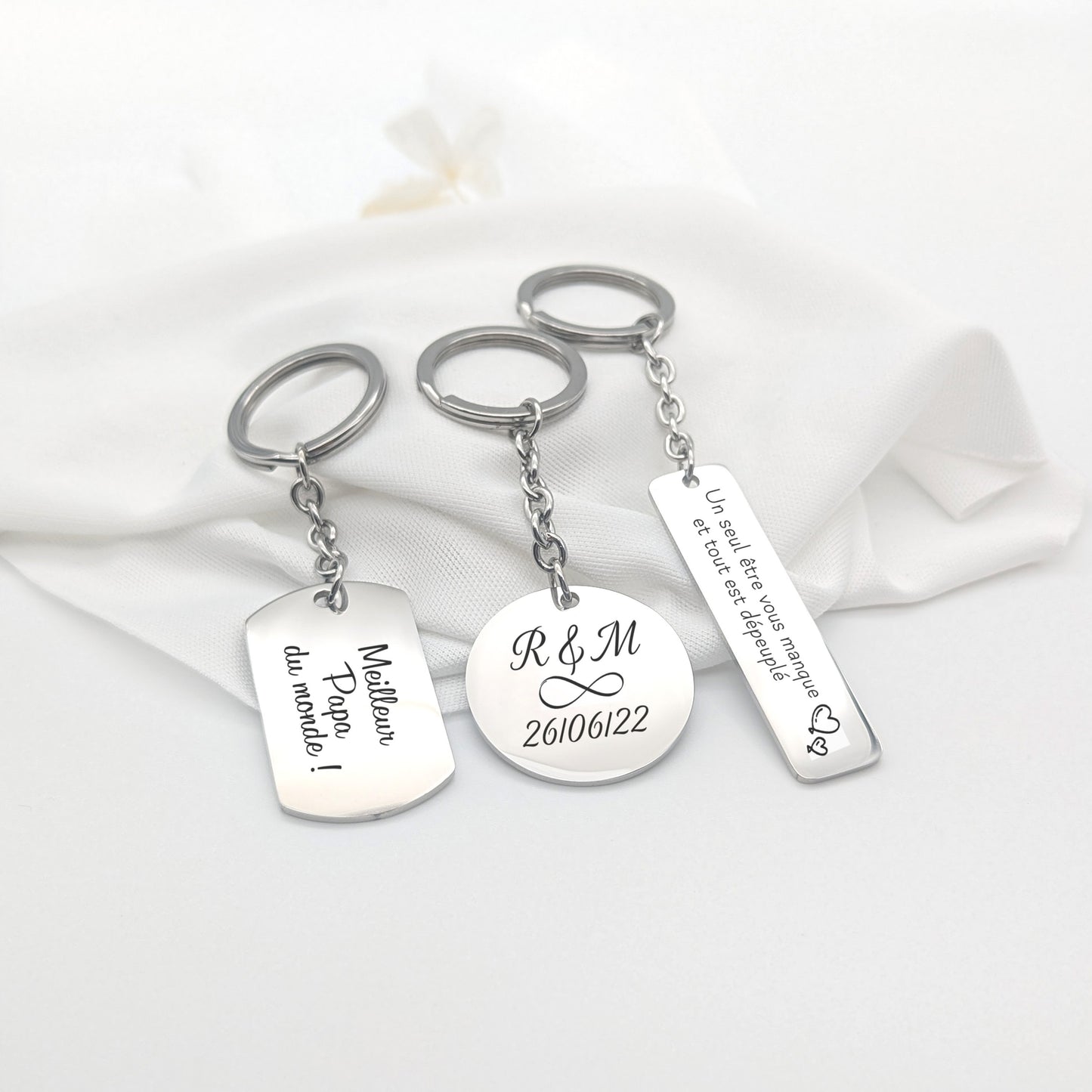 Porte-clés personnalisé • Cadeau fête des Pères, Fête des mères, Cadeau permis, Cadeau Concours, Cadeau motard, Cadeau témoin mariage