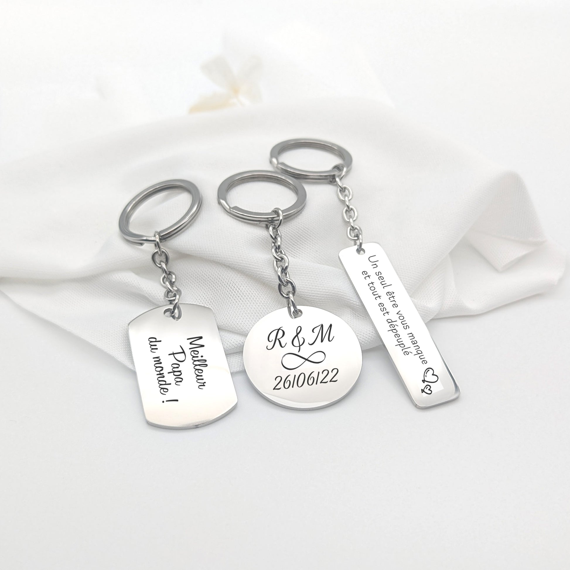 Porte-clés personnalisé • Cadeau fête des Pères, Fête des mères, Cadeau permis, Cadeau Concours, Cadeau motard, Cadeau témoin mariage