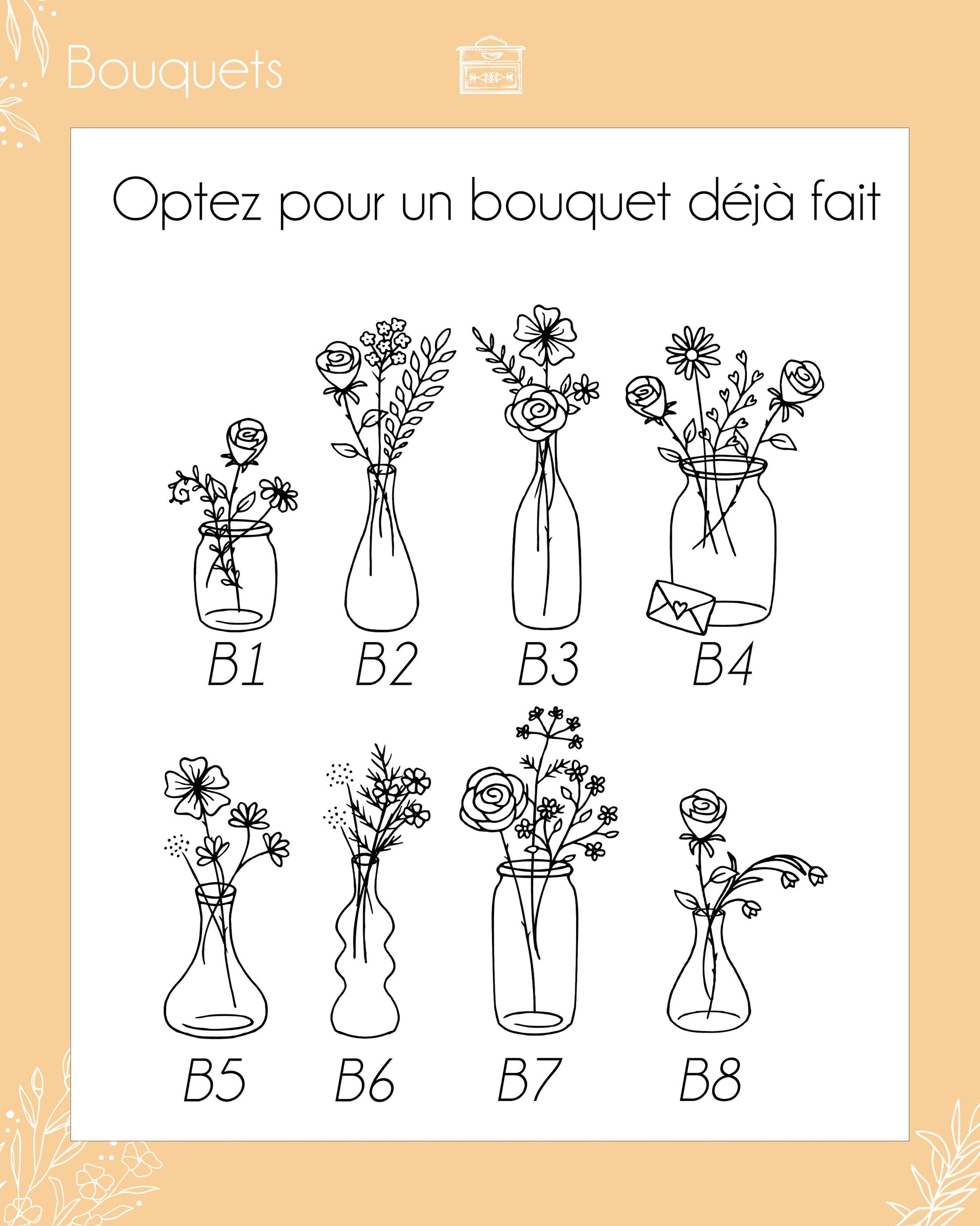 Collier Personnalisé avec bouquet de fleurs et gravure, Collier pour Maman, Marraine, Mamie, Cadeau Naissance, Cadeau fête des mères