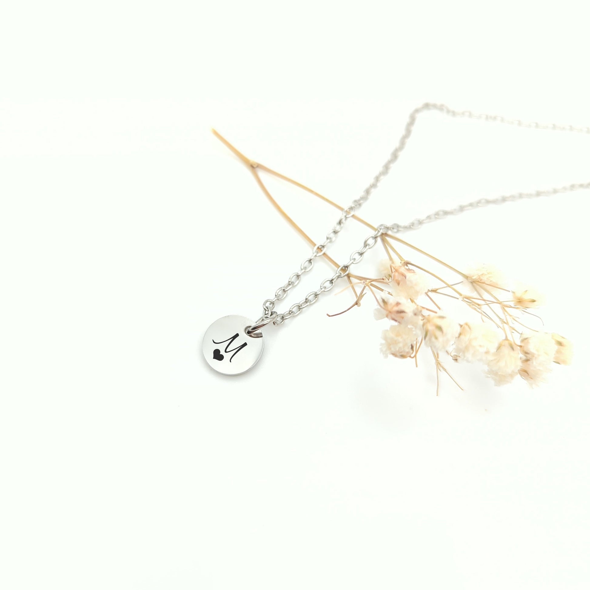 Collier Personnalisable avec initiale, Collier personnalisé femme, Bijou maman, Cadeau Marraine, Cadeau Fête des mères, Cadeau naissance,