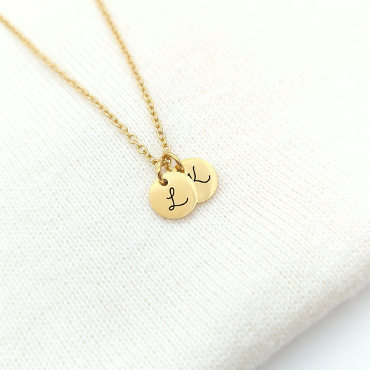 Collier Personnalisable avec initiale, Collier personnalisé femme, Bijou maman, Cadeau Marraine, Cadeau Fête des mères, Cadeau naissance,