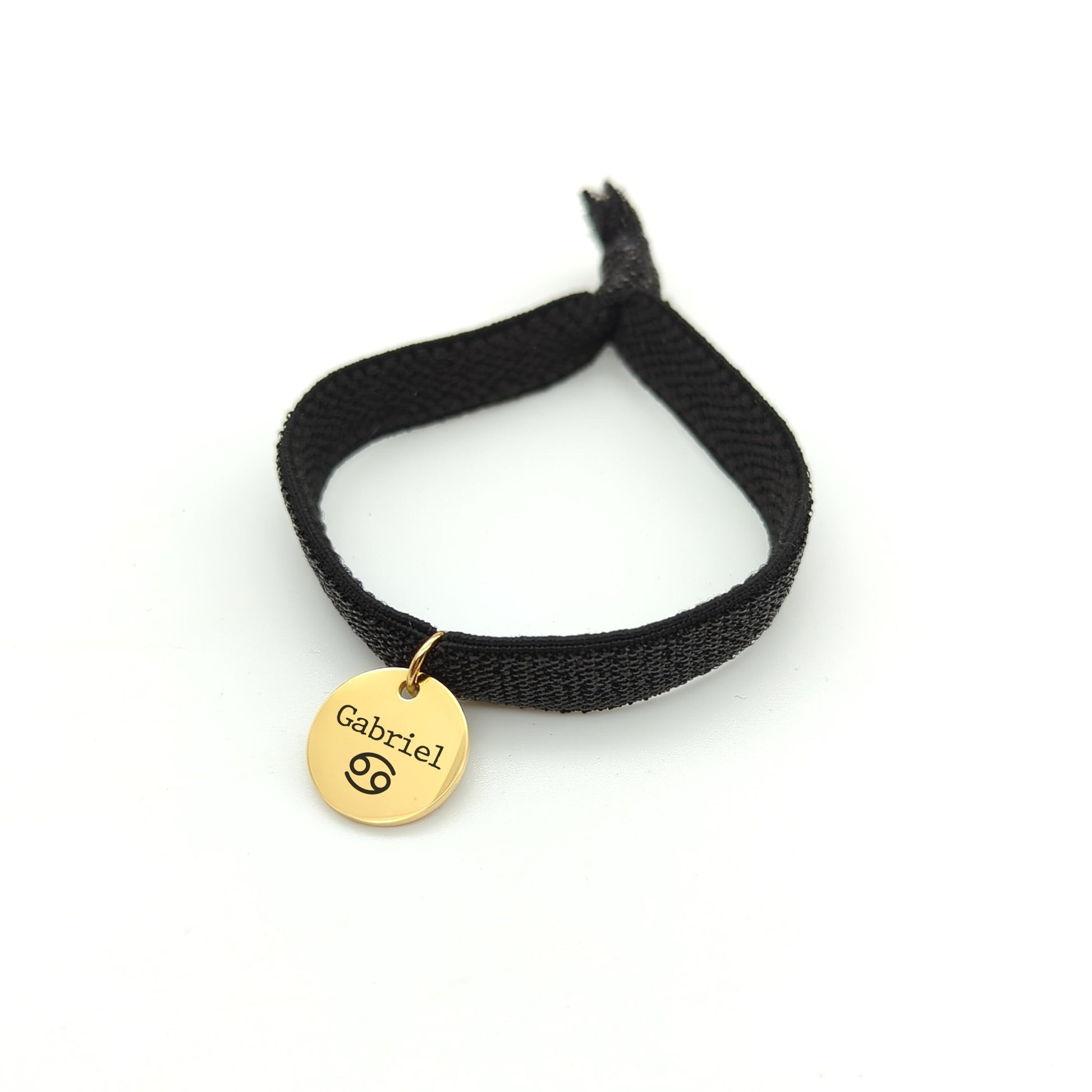 Bracelet personnalisé ruban et médaille acier, Bracelet Maman, Cadeau Marraine, Cadeau Naissance, Cadedau demoiselle honneur, Fête des mères