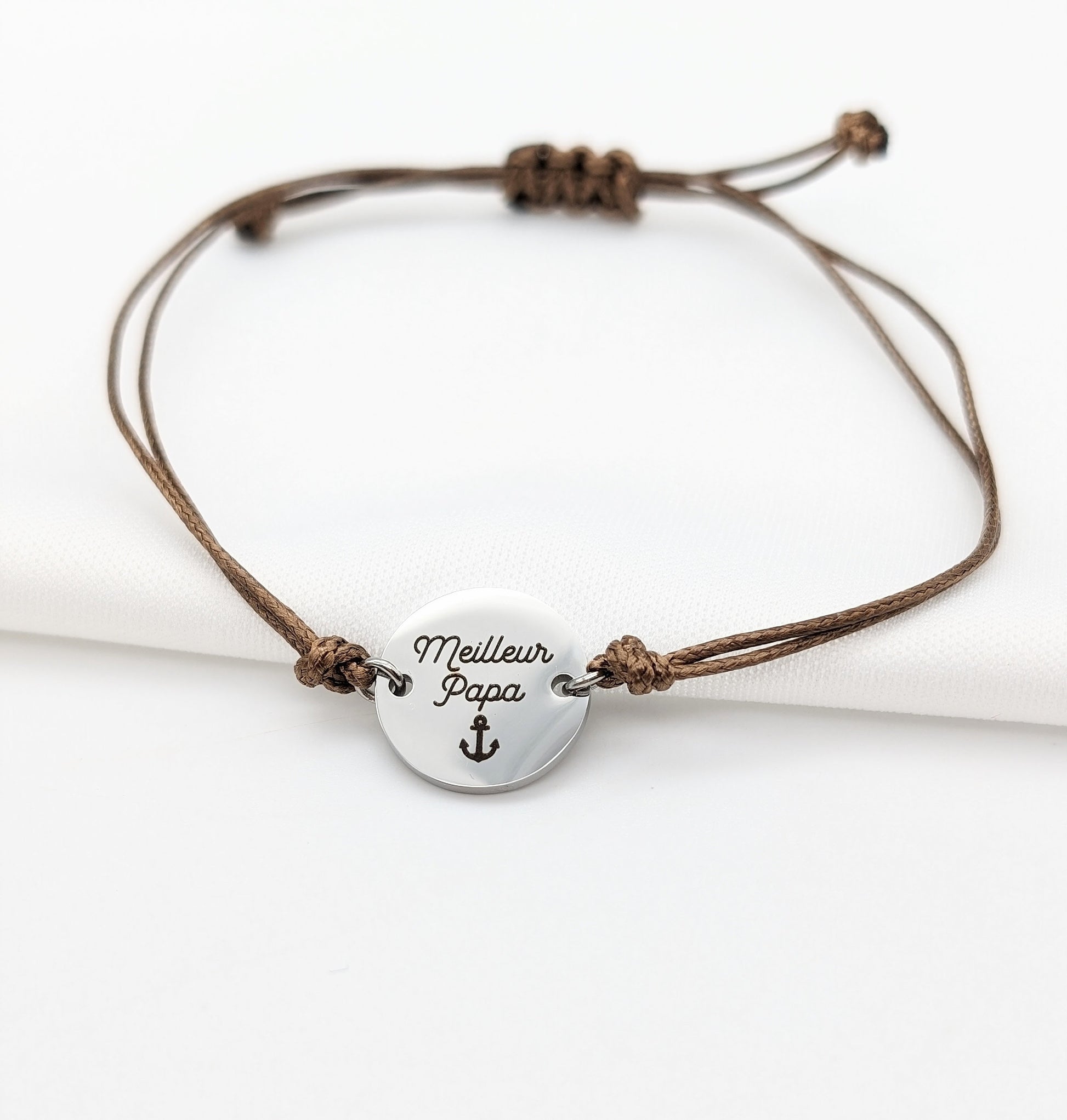 Bracelet homme personnalisable - Cadeau saint valentin homme, Cadeau fête des pères, Bracelet homme, Cadeau témoin