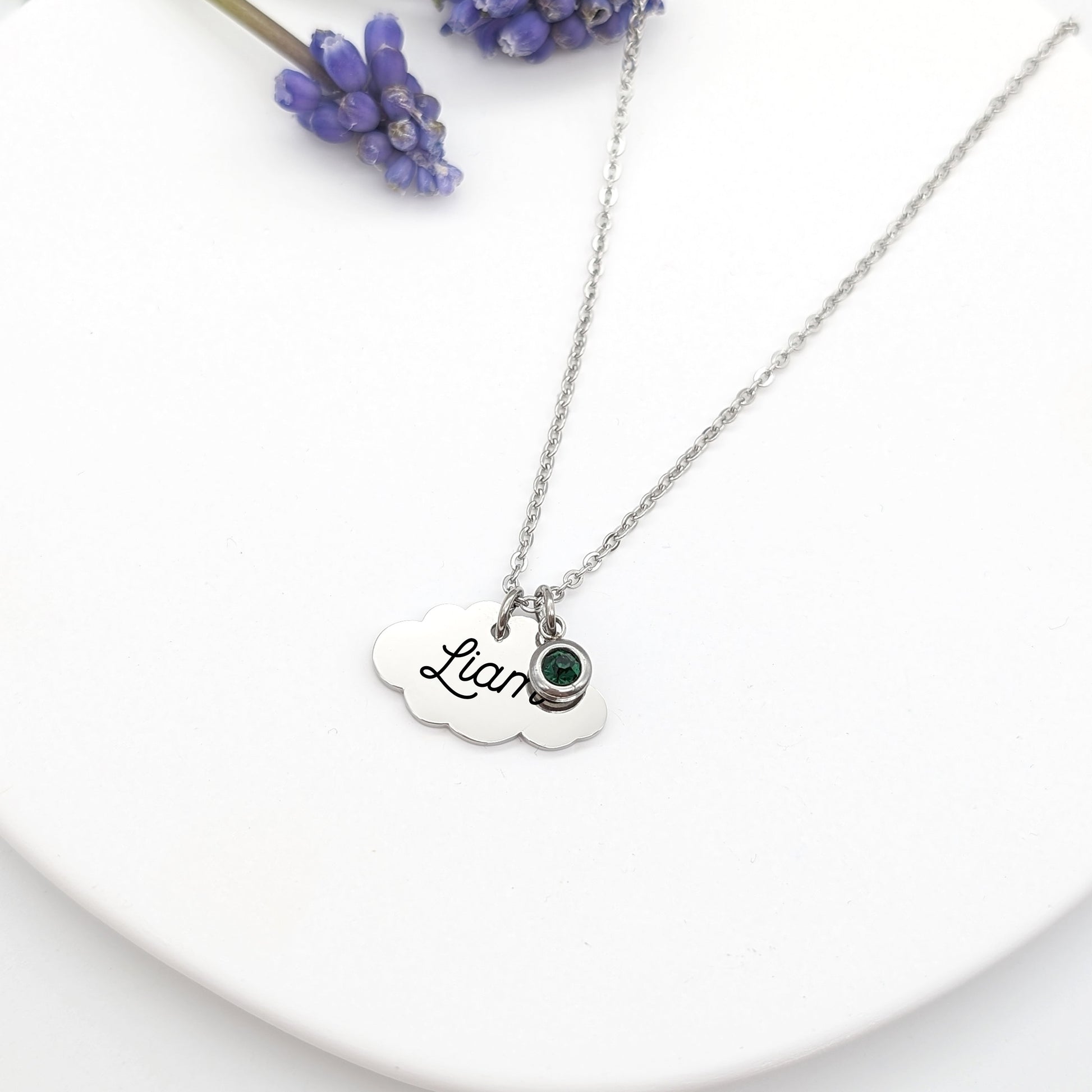 Collier Personnalisé pour enfant, Bijou prénom, Cadeau communion, Cadeau de naissance, Cadeau baptême, Bijou enfant avec prénom