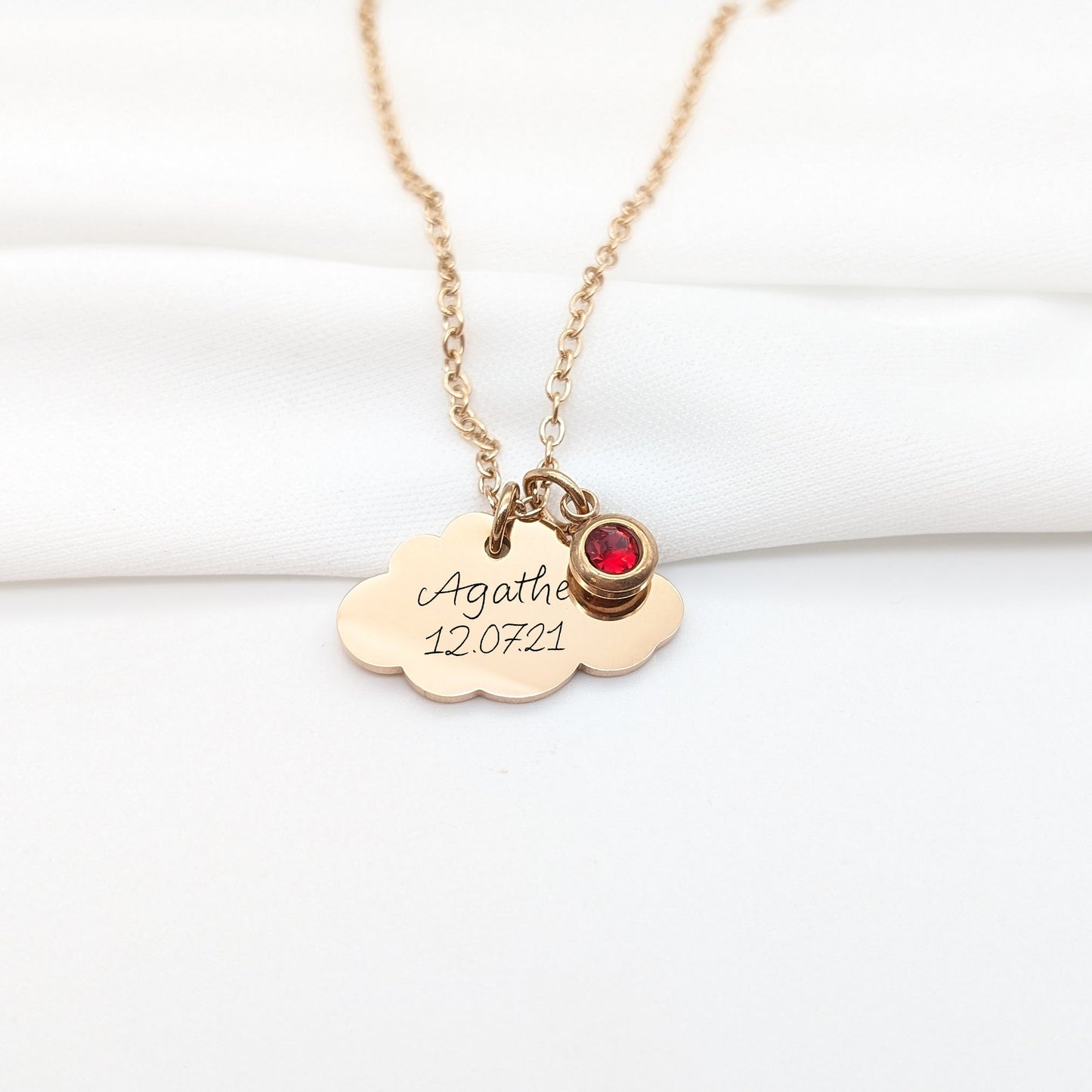 Collier Personnalisé pour enfant, Bijou prénom, Cadeau communion, Cadeau de naissance, Cadeau baptême, Bijou enfant avec prénom